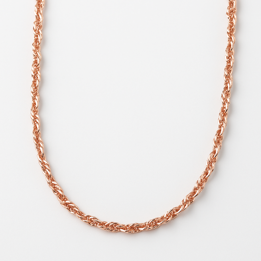 Radiant Blush Rose Gold Chain - MIOR JEWELS