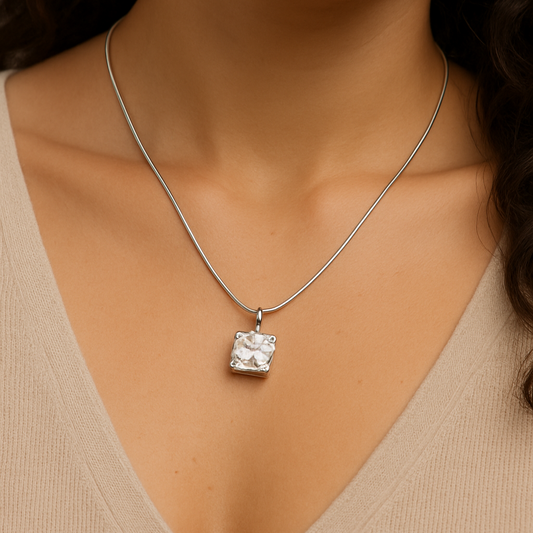 Little Silver Charm Chain Pendant