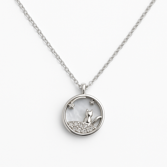 Celestial Circle Chain Pendant - MIOR JEWELS