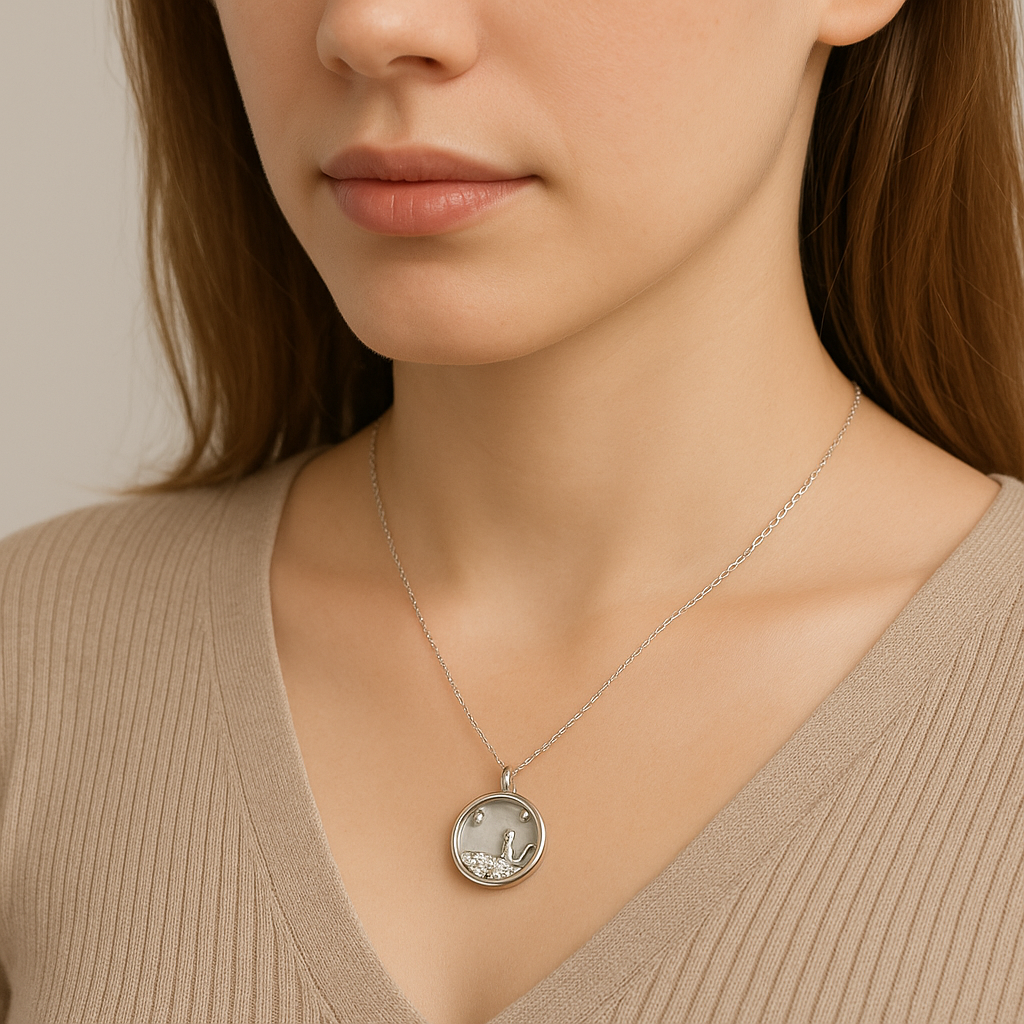 Celestial Circle Chain Pendant - MIOR JEWELS