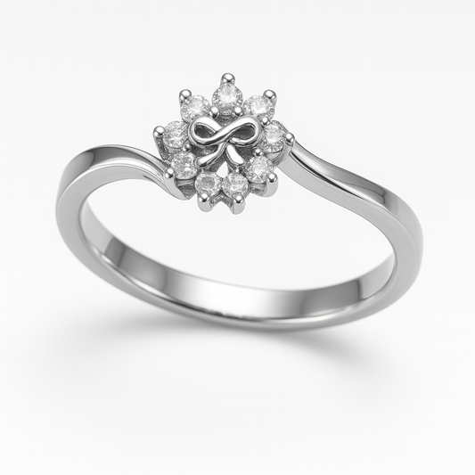 Blossom Solitaire Ring 2 - MIOR JEWELS
