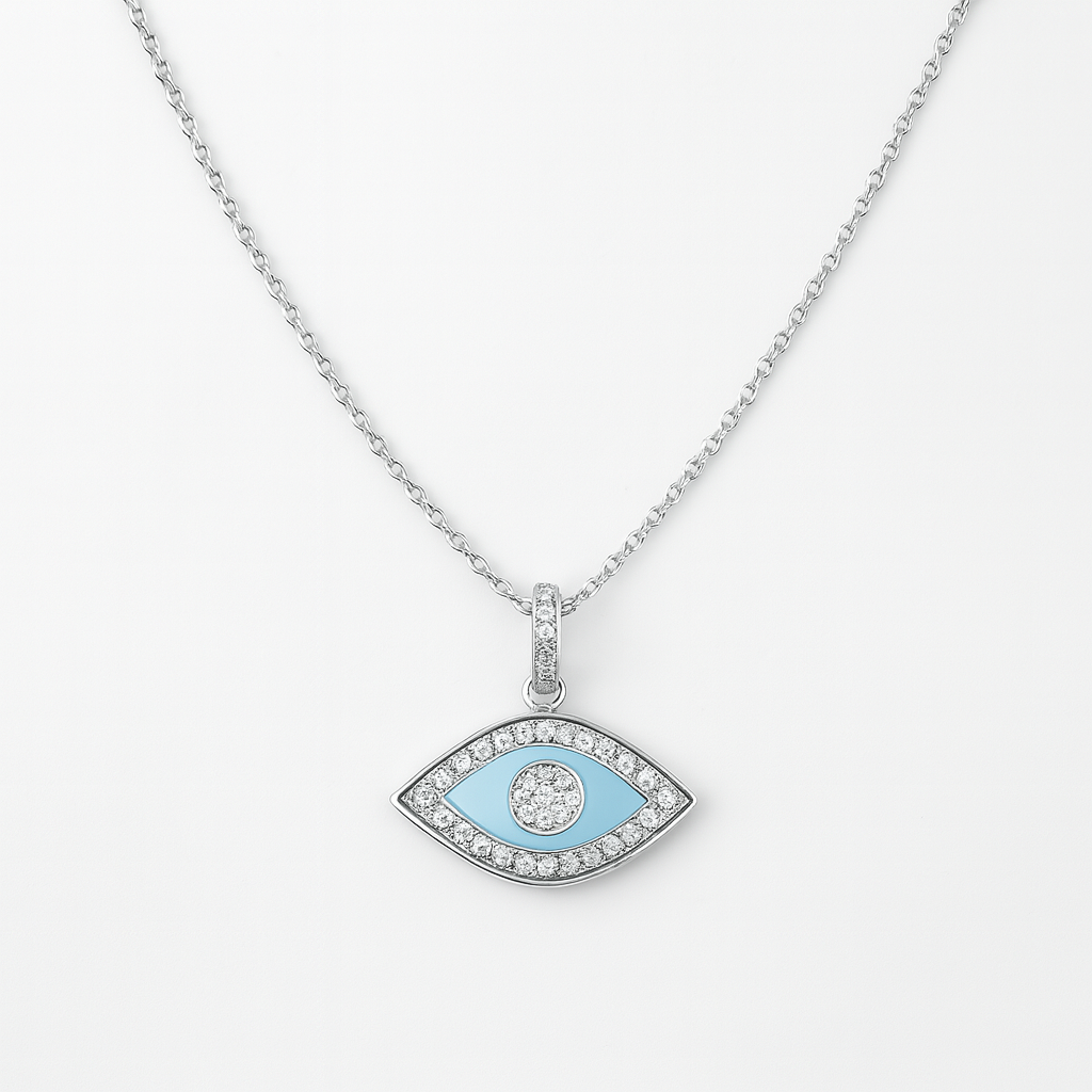 Celestial Protector Eye Chain Pendant - MIOR JEWELS