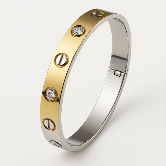 Majestic Torque Mens Gold Kada - MIOR JEWELS