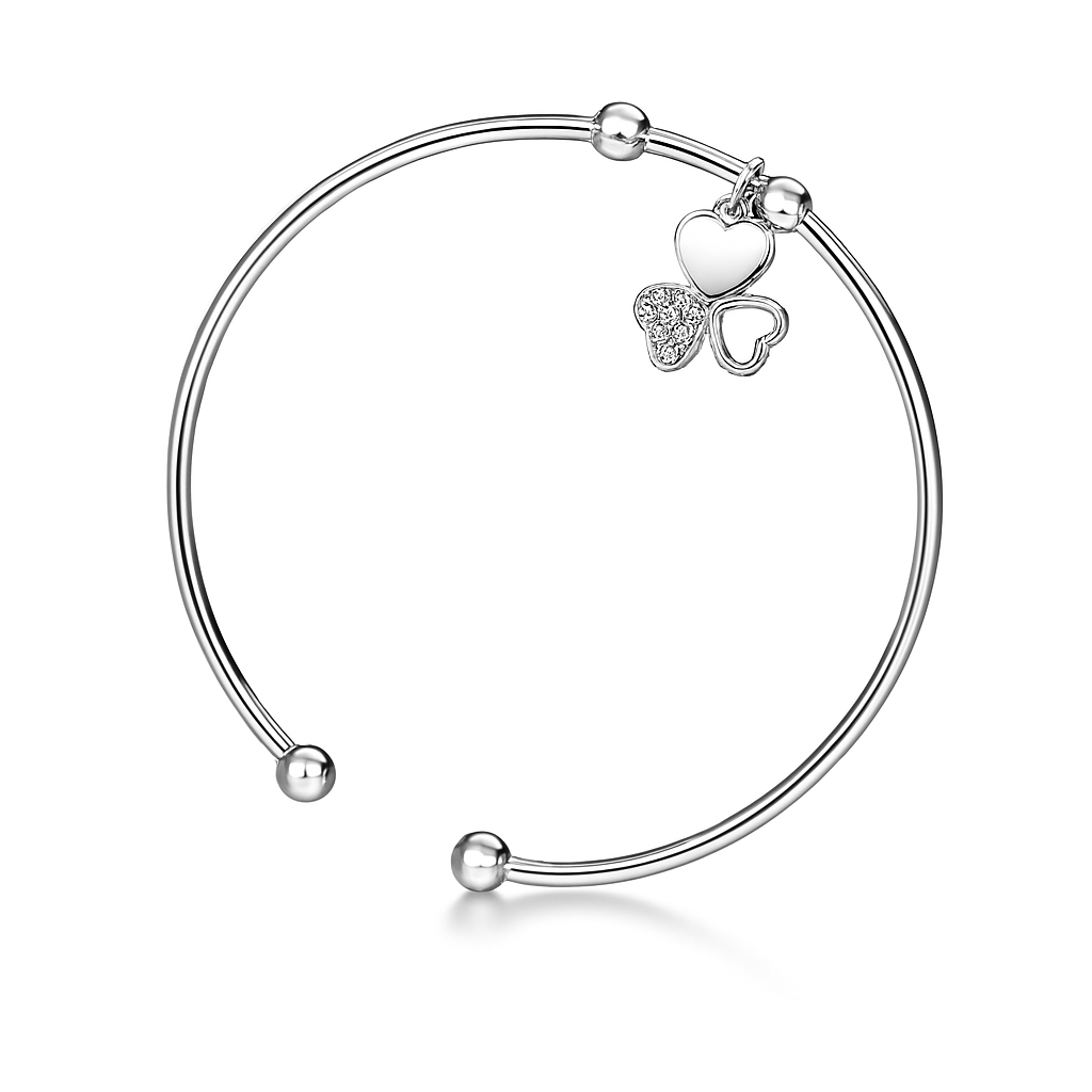 Sparkle Flower Kada Bracelet - MIOR JEWELS