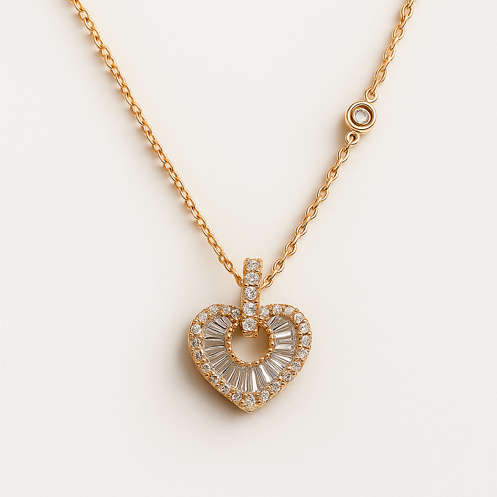 Aura Heart Chain Pendant