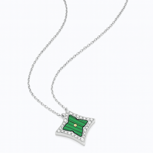 Green Gem Chain Pendant