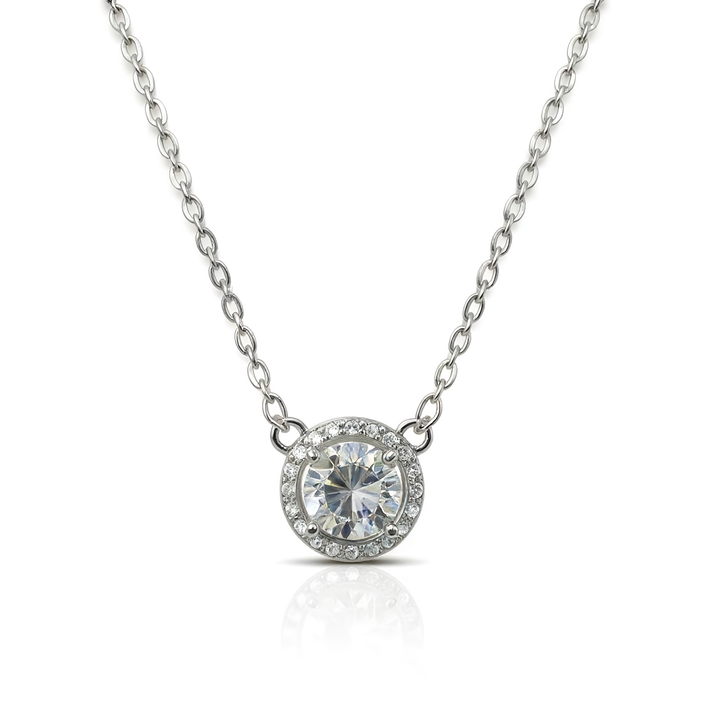 Luna Halo Chain Pendant