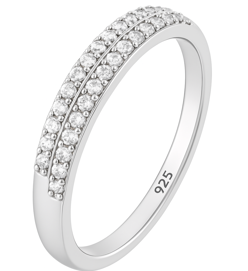 Blushing Rows Ring - MIOR JEWELS