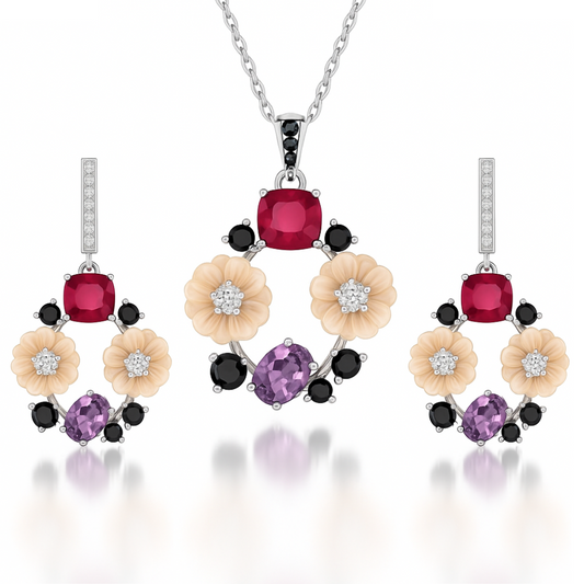 Bloomluxe Jewellery Set