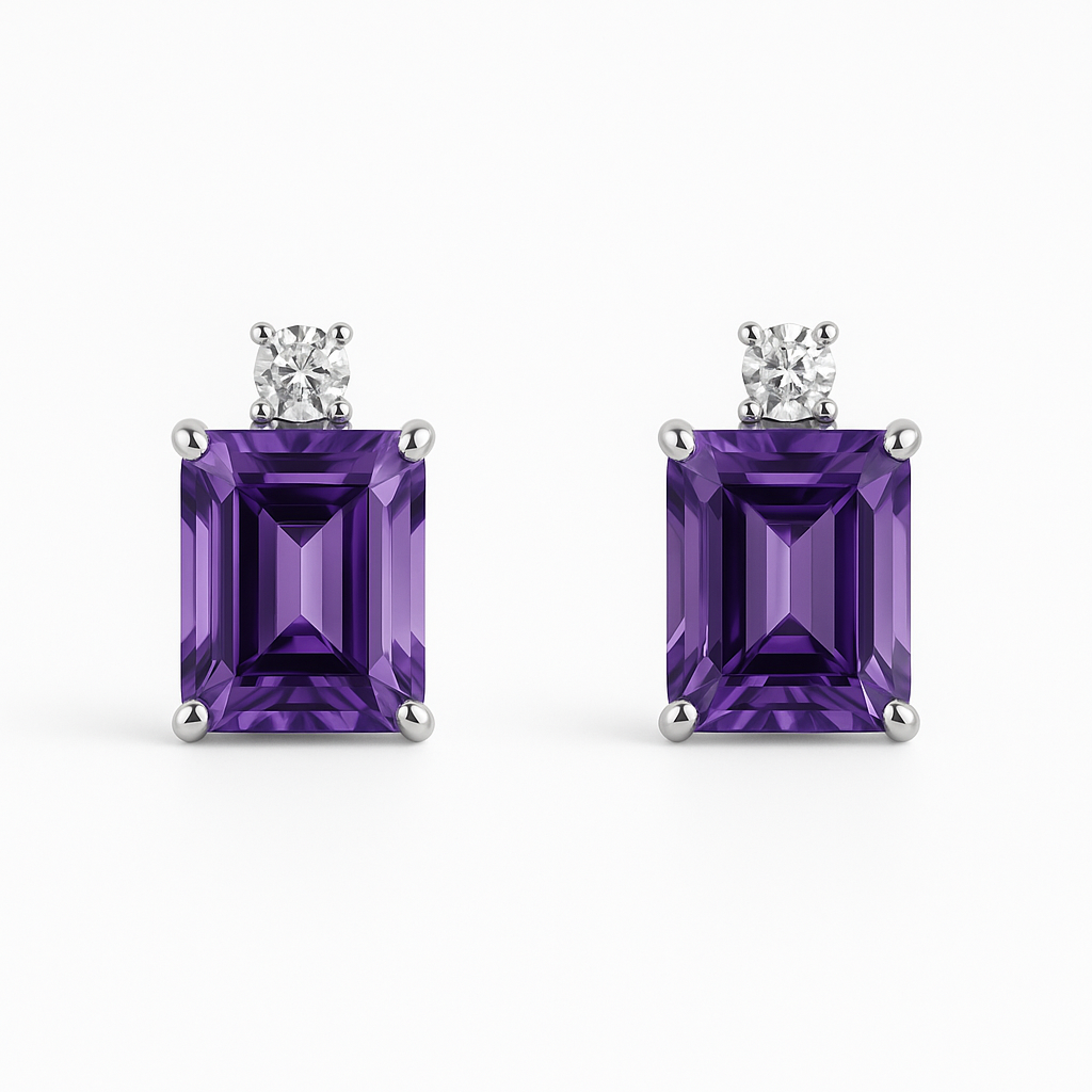 Lavender Haze Stud & Pendant Set