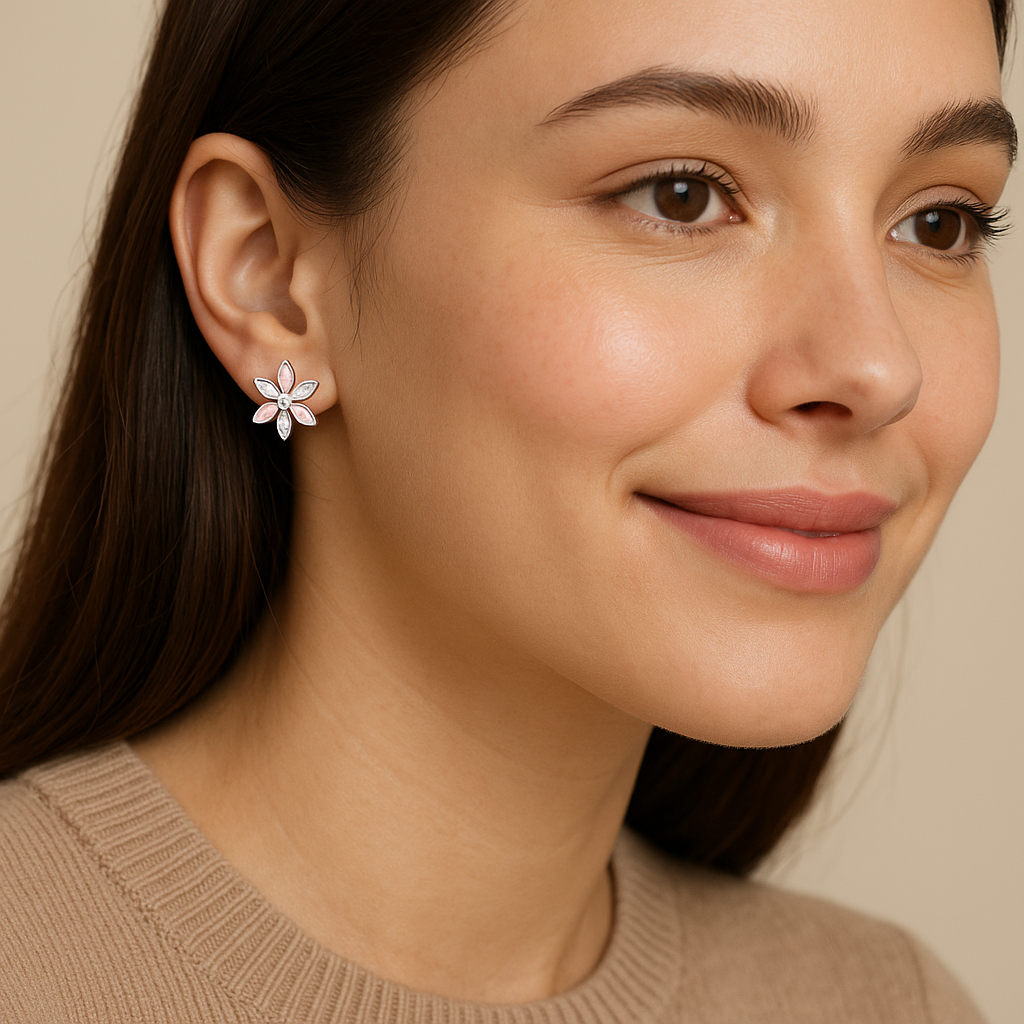 Petal Frost Earrings