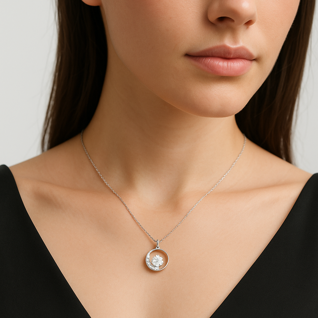 Halo Spark Chain Pendant