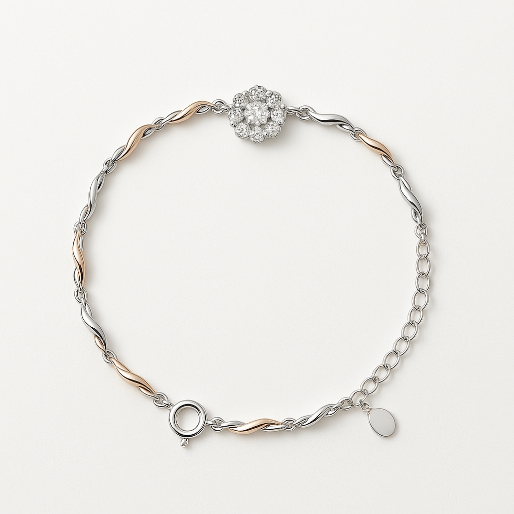 Stardust Glow Rose Gold Bracelet