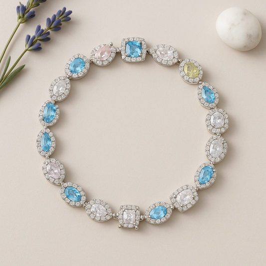 Colourful Cascade Bracelet - MIOR JEWELS