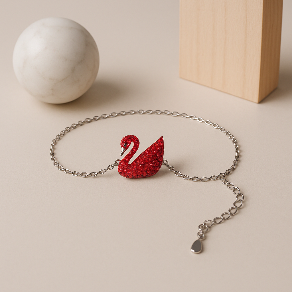 Red Swan Serenity Bracelet - MIOR JEWELS