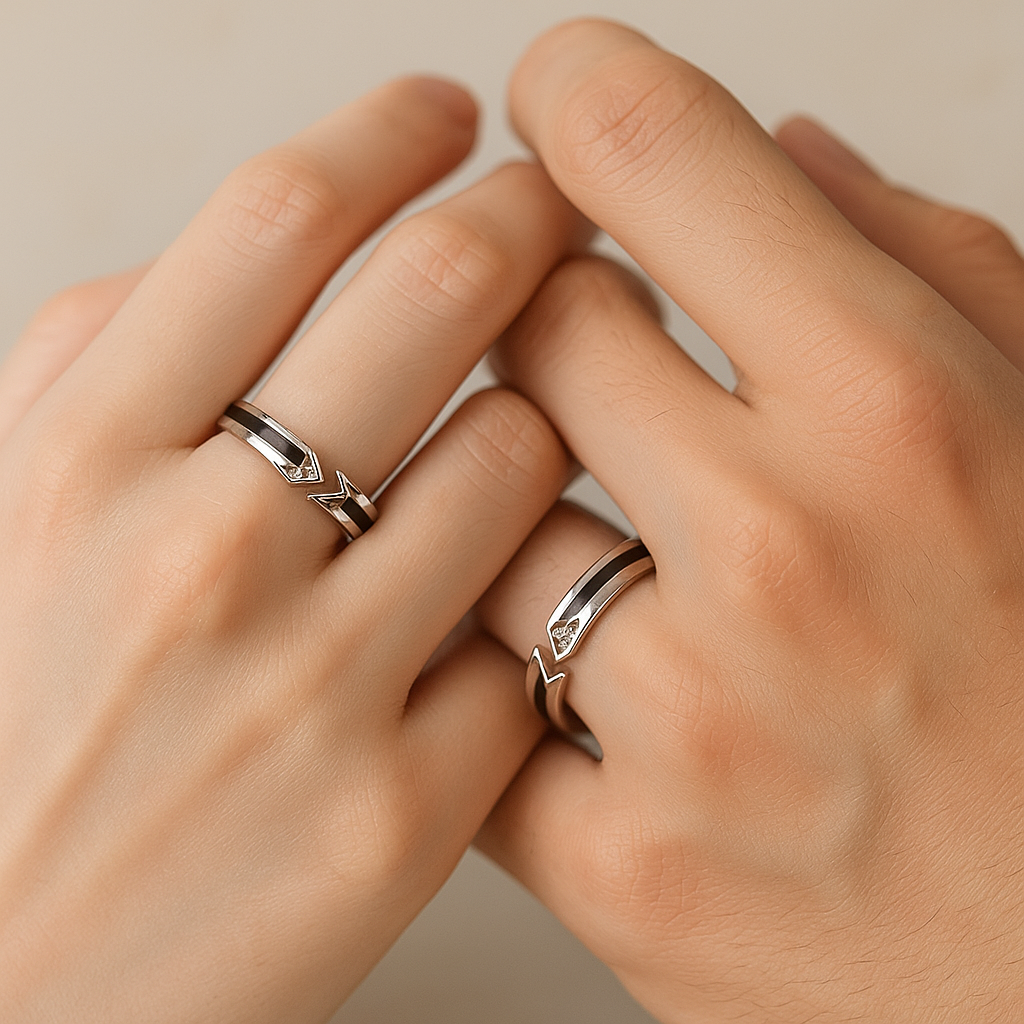 Forever Us Couple Rings Pair V9