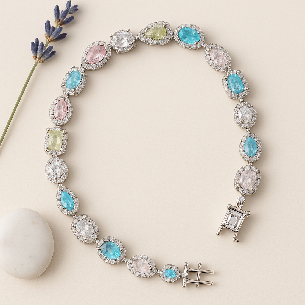 Colourful Cascade Bracelet - MIOR JEWELS