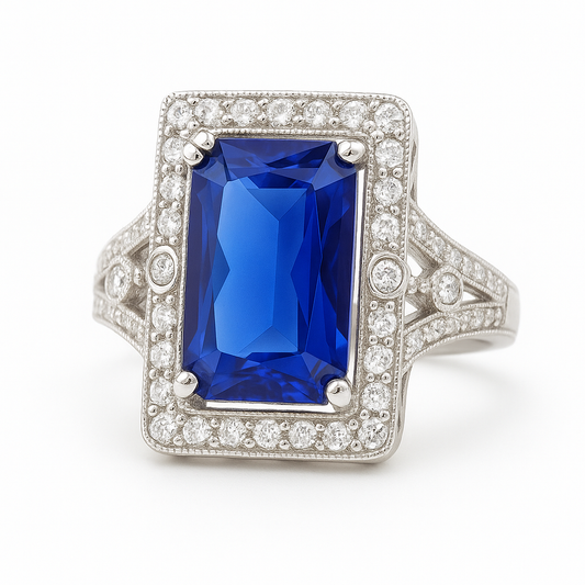 Mystic Blue Gem Ring - MIOR JEWELS