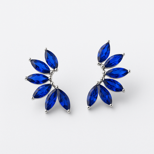Azure Cascade Earrings