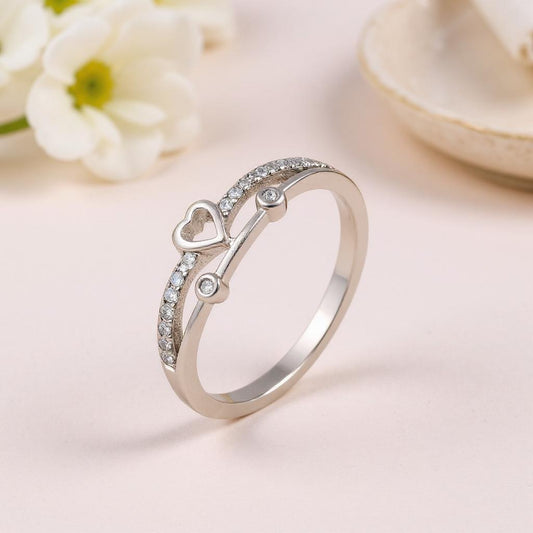 Polished Heart Ring