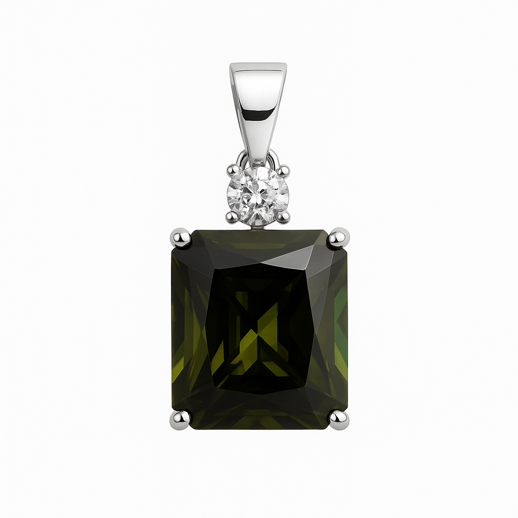 Lime Luxe Stud & Pendant Set - MIOR JEWELS