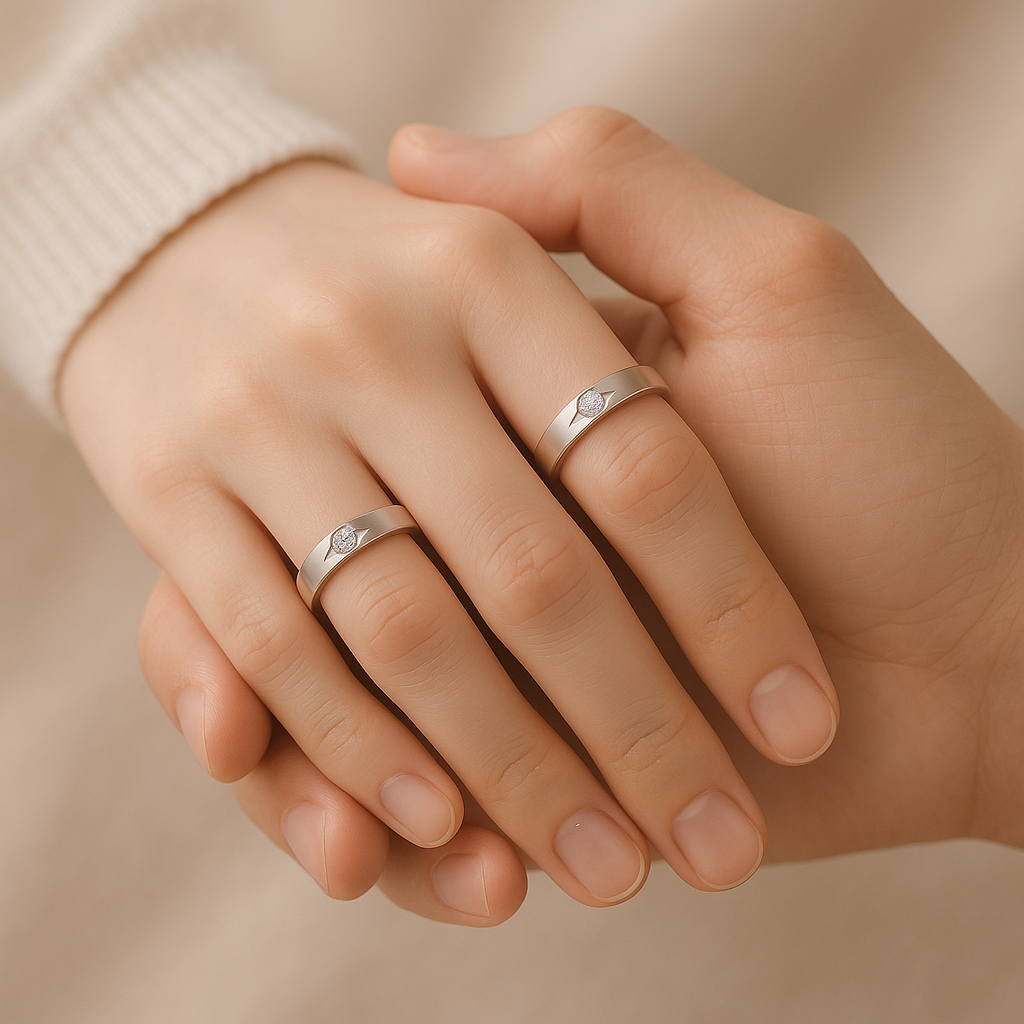 Forever Us Couple Rings Pair V12