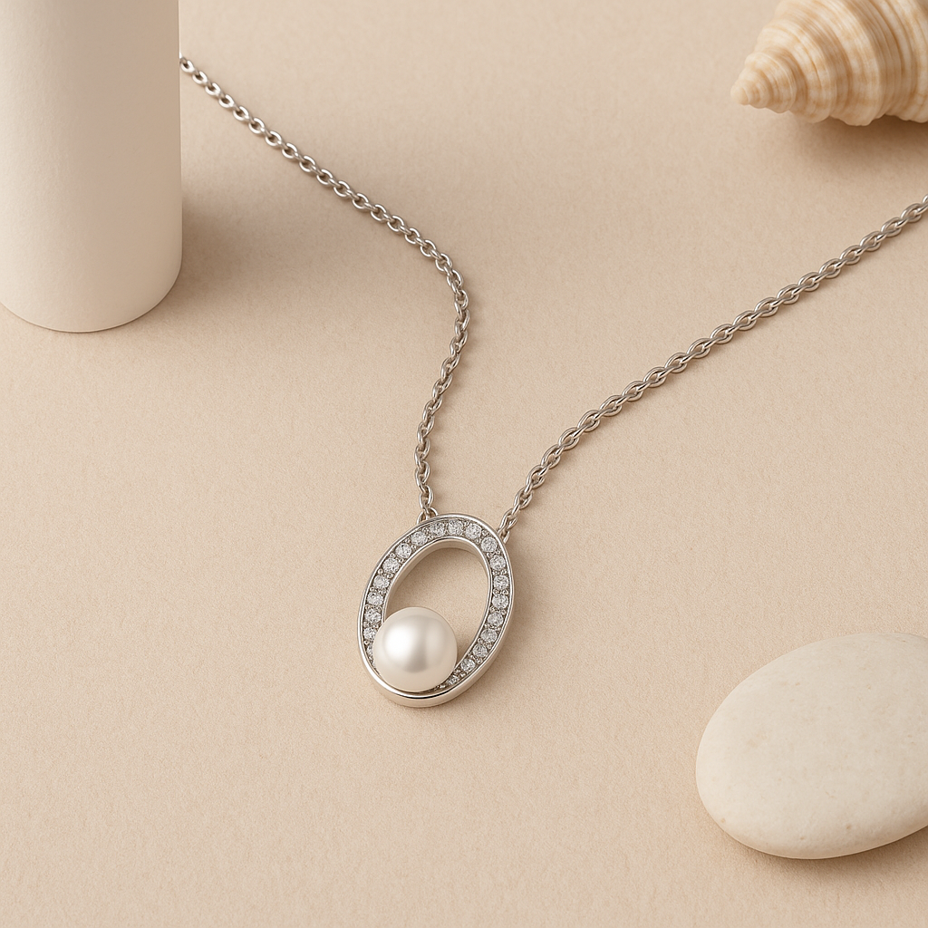 Luna Pearl Chain Pendant