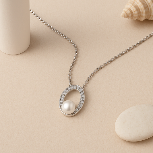 Luna Pearl Chain Pendant