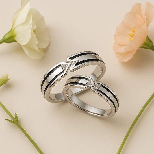 Forever Us Couple Rings Pair V9