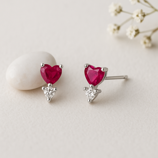 Sapphire Sparkle Studs - MIOR JEWELS