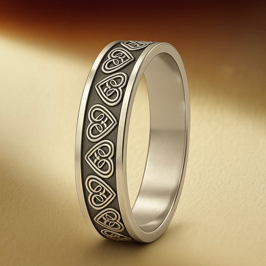 Ornate Neon Glow Men's Ring - MIOR JEWELS