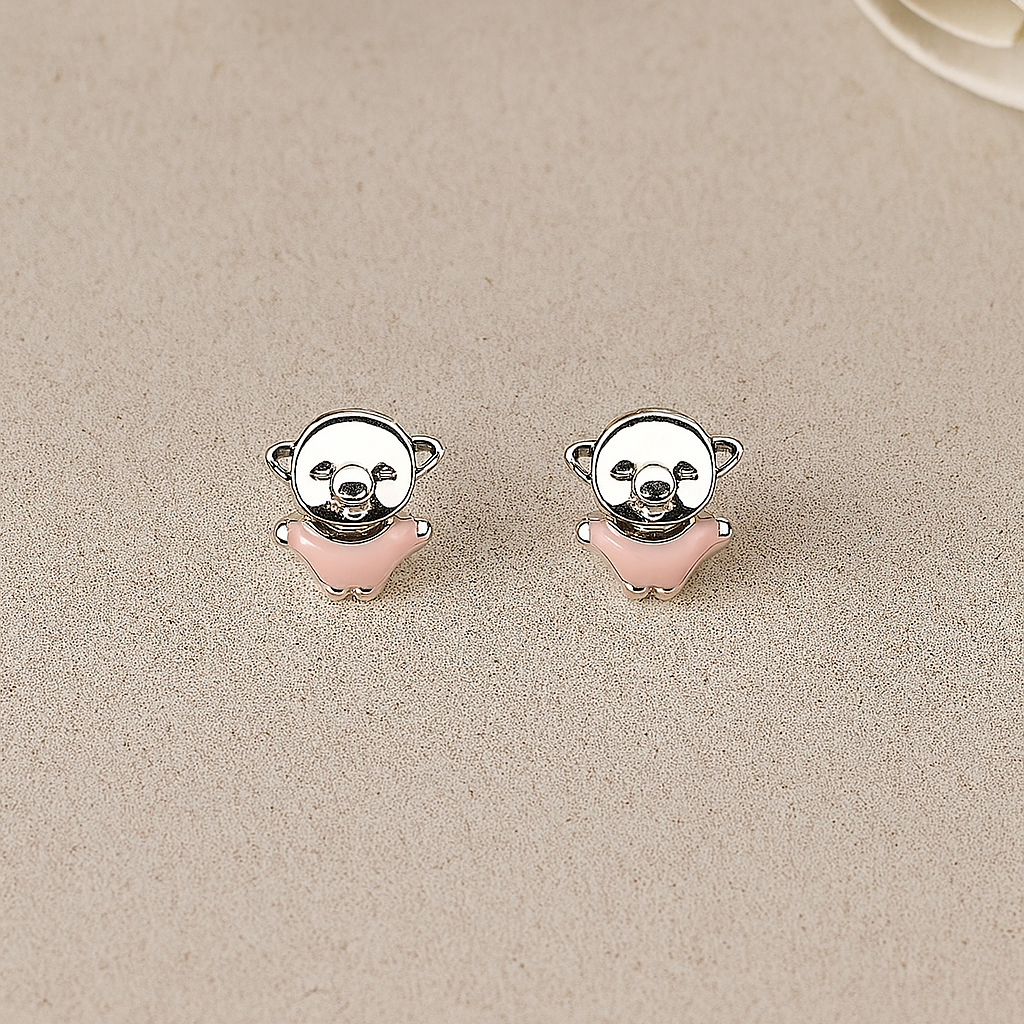 Playful Teddy Studs - MIOR JEWELS
