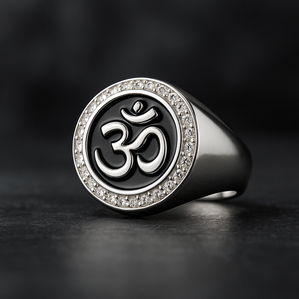 Om Silver Band - MIOR JEWELS