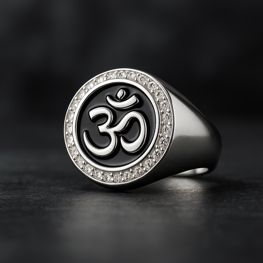 Om Silver Band - MIOR JEWELS