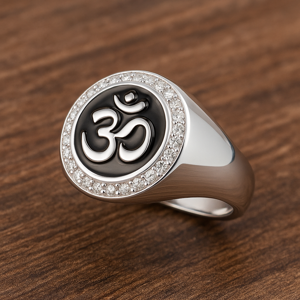 Om Silver Band - MIOR JEWELS