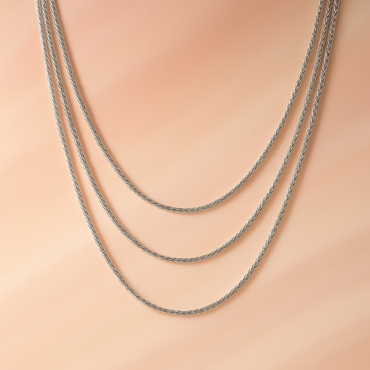 Triple Gleam Chain - MIOR JEWELS