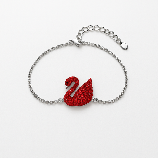 Red Swan Serenity Bracelet - MIOR JEWELS