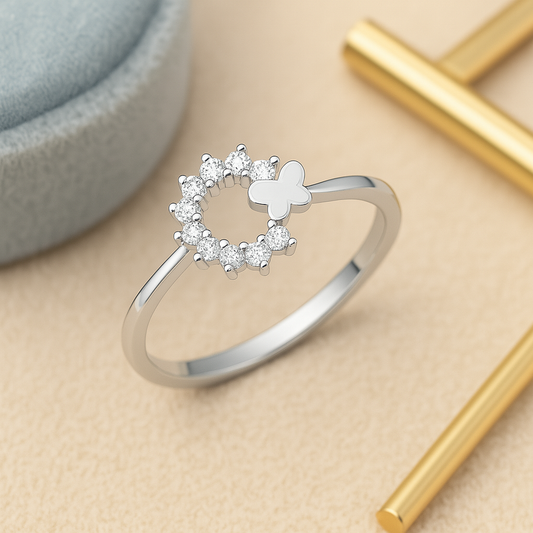 Blossom Solitaire Ring 1 - MIOR JEWELS