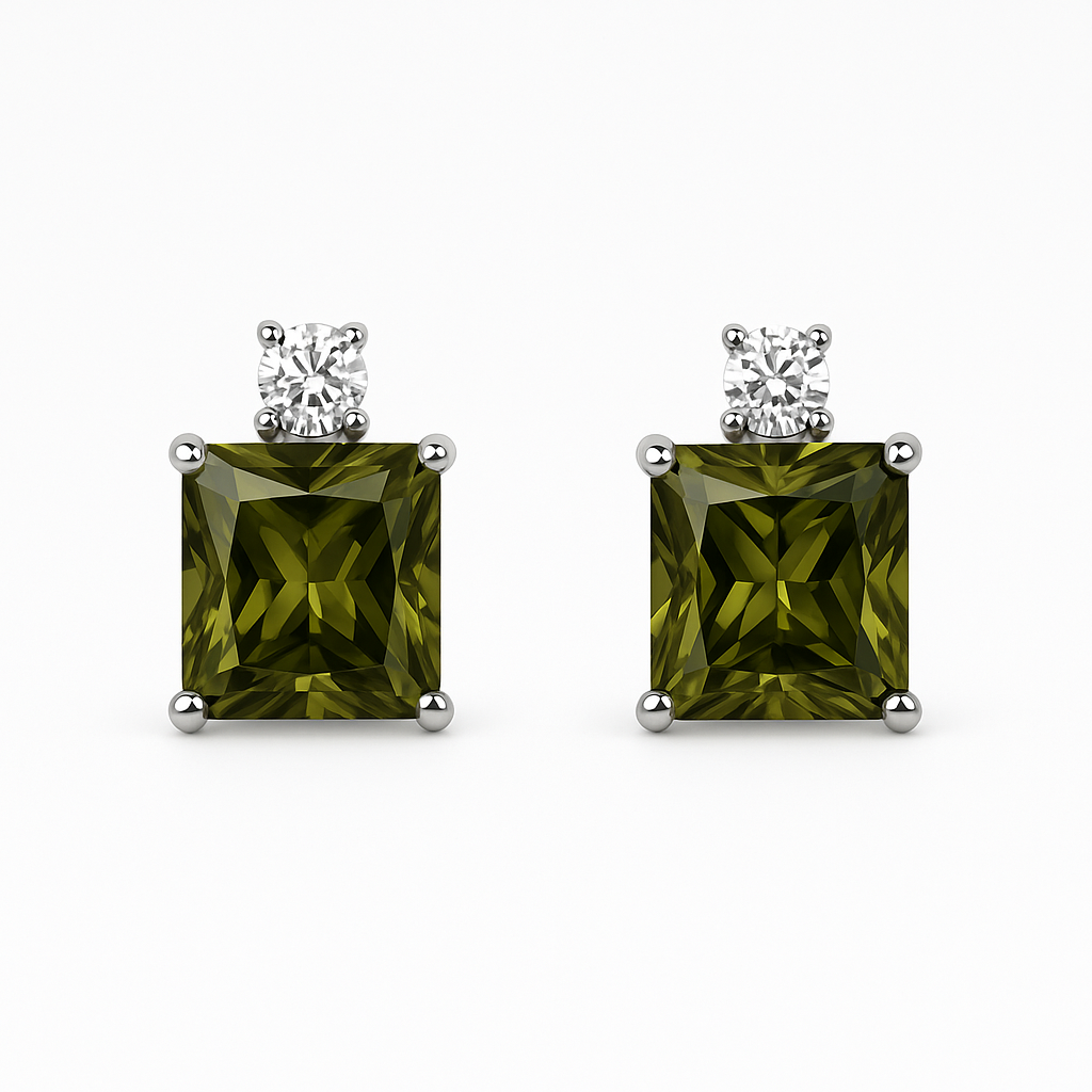 Lime Luxe Stud & Pendant Set - MIOR JEWELS