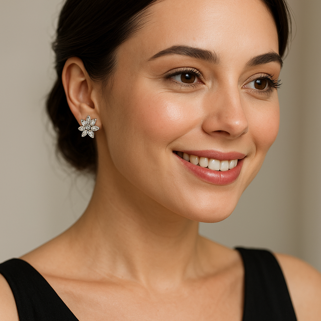 Lustrous Petal Earrings - MIOR JEWELS