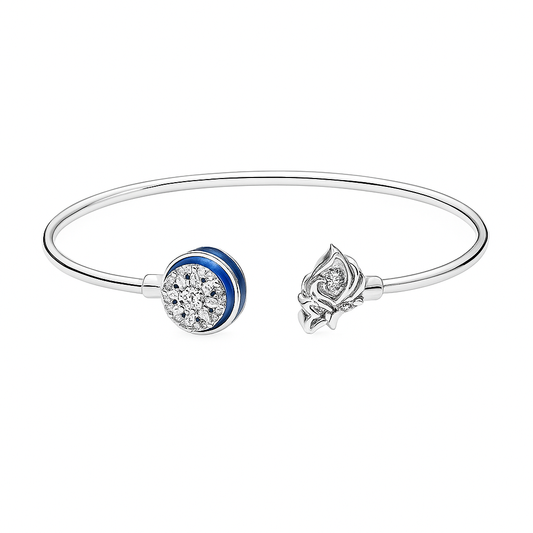 Floral Butterfly Kada Bracelet - MIOR JEWELS