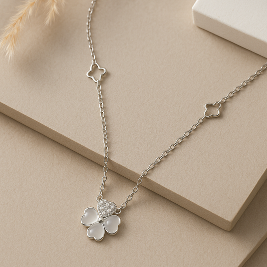 Ivory Flora Chain Pendant