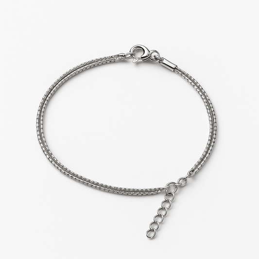 Rhodium Bunch Bracelet - MIOR JEWELS