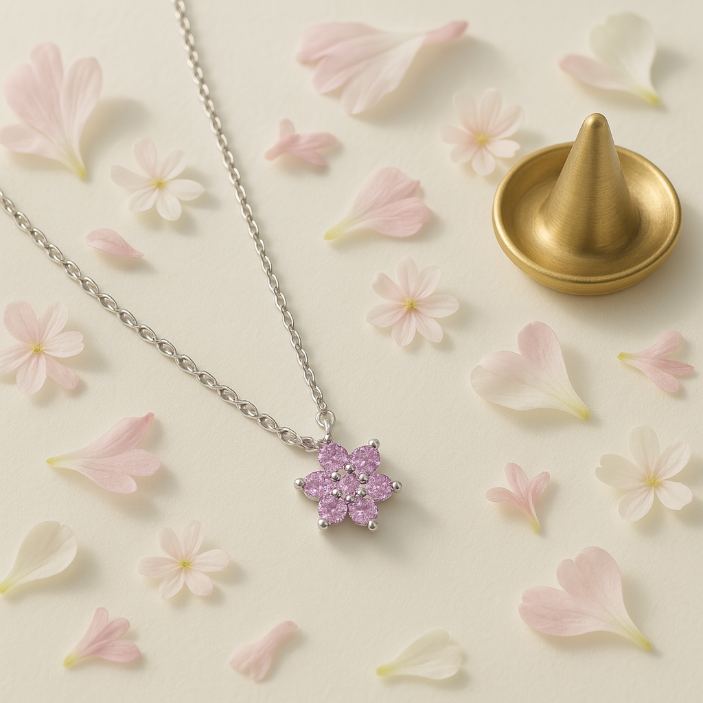 Stellar Bloom Chain Pendant