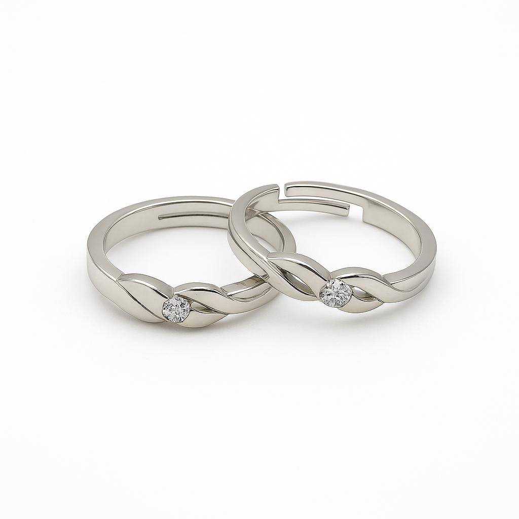 Forever Us Couple Rings Pair V16