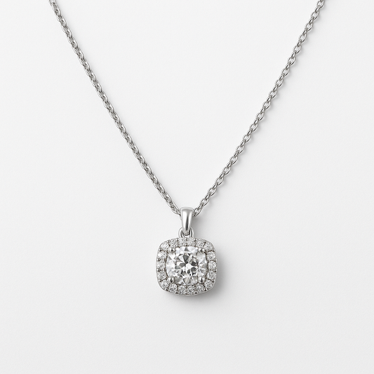 Crystal Crown Chain Pendant