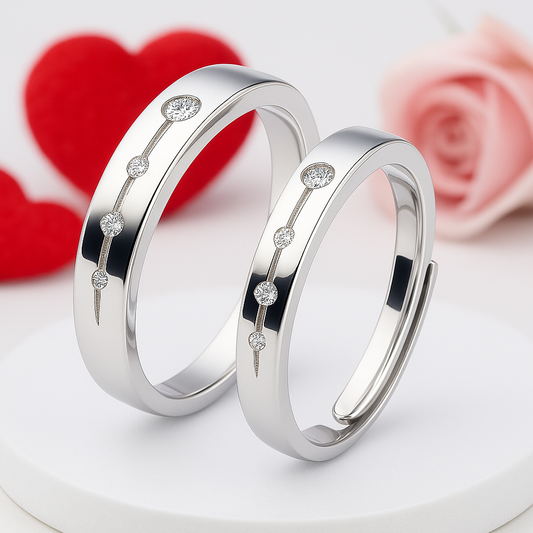 Forever Us Couple Rings Pair V4