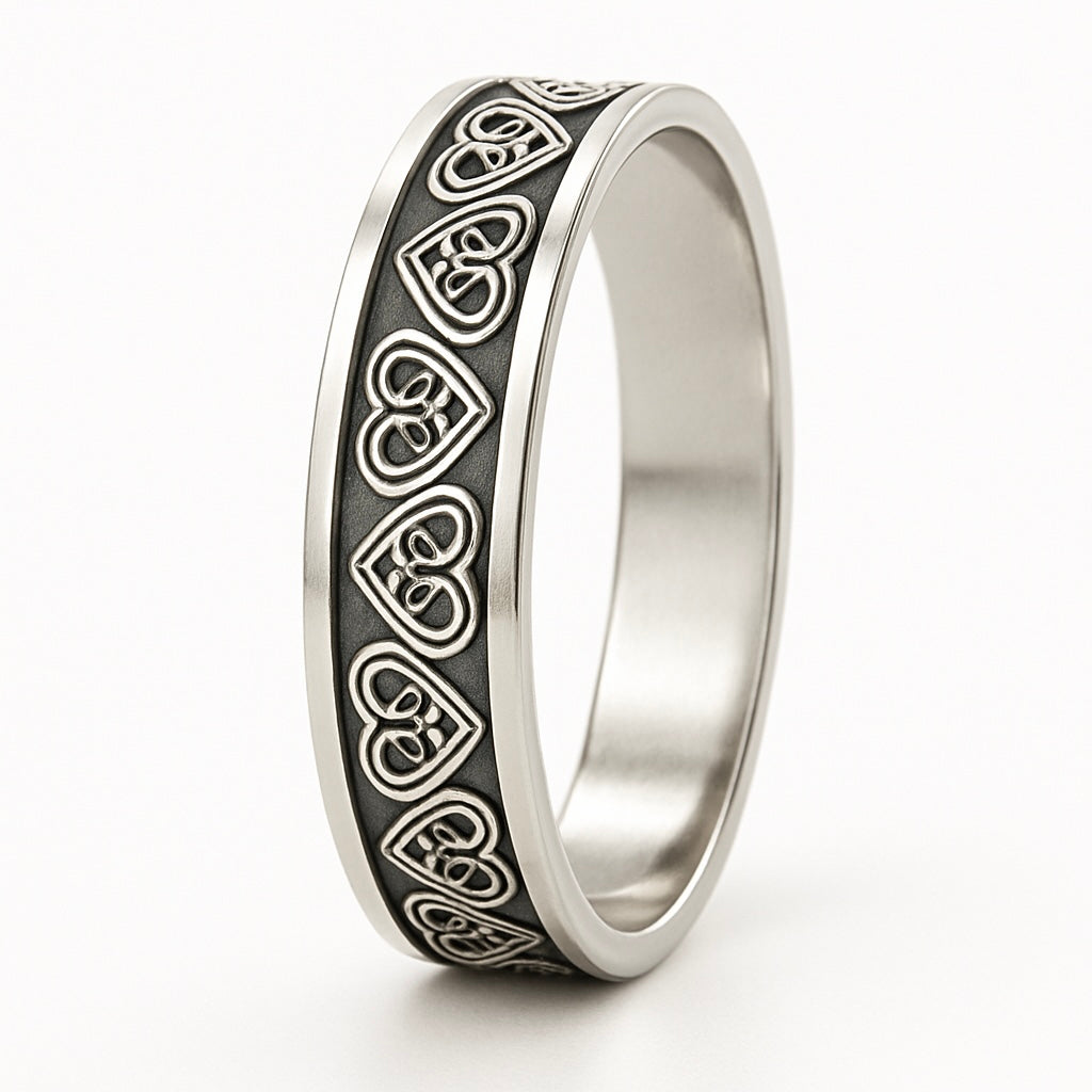 Ornate Neon Glow Men's Ring - MIOR JEWELS