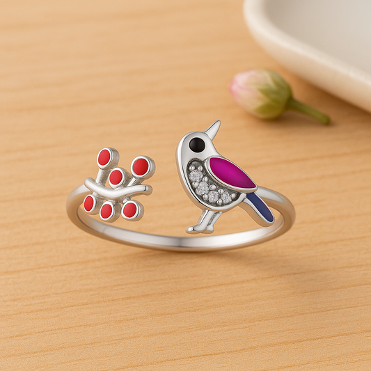 Berry & Bird Designer Ring - MIOR JEWELS
