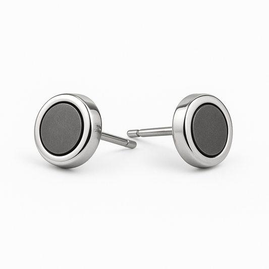 Classic Jade Silver Studs